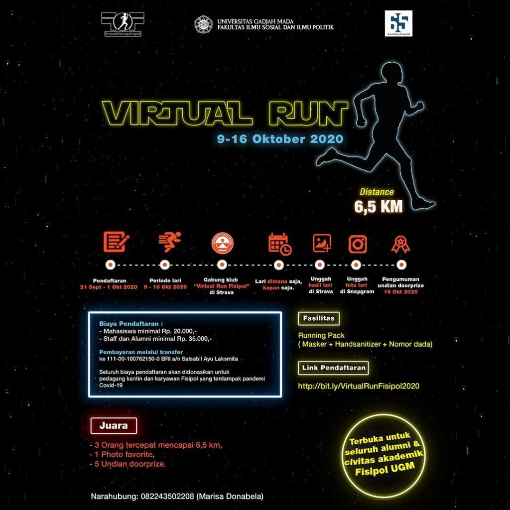 Virtual Run 2020 Hadirkan Tiga Kategori Pemenang – Fakultas Ilmu Sosial ...